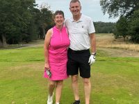 Winners of the Carden Park Mixed Pairs:  Dave & Sam Haycocks