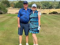 Winners of the Dorset Mixed Pairs: Graham & Anne Gibb
