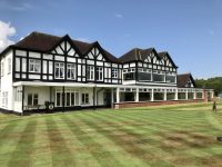 The beautiful clubhouse at Sherwood Forest