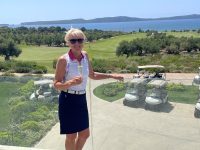 Congrats to Mary on her first ever "Hole in One"