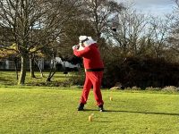 Father Xmas with a nice shoulder turn!