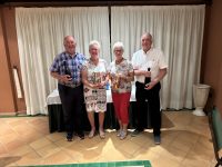 Winners of the Team Event: Richard, Ro, Barry & Gerry