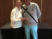 Winners of The Mere Mixed Pairs, John & Alison Moss