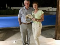 Winners of the San Lorenzo Mixed Pairs - Peter & Angela Reeves