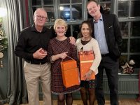 Winners of Day 1 Team Event - Joe & Pauline Nixon, Peter & Josie Sheridan