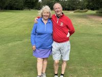 Winners of the Forest Pines Mixed Pairs: Keith & Sheila Dugmore