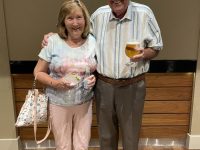 Winners of the Mere Mixed Pairs - Jim & Ann Green