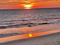 Sunset at Vale do Lobo beach