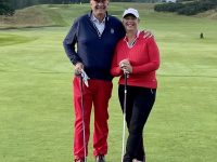 Winners of the Gleneagles Mixed Pairs - John & Alison Moss