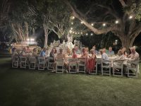 Stunning setting for our group dinner at La Quinta