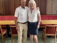 Winners of the South Wales Links Mixed Pairs : Gordon & Helen Neilson