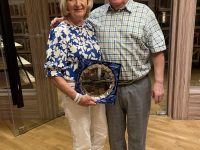 Winners of the Aphrodite Mixed Pairs - Colin & Jane Wayman